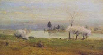 喬治 英尼斯 Pond at Milton on the Hudson 喬治 英尼斯 Pond at Milton on the Hudson
